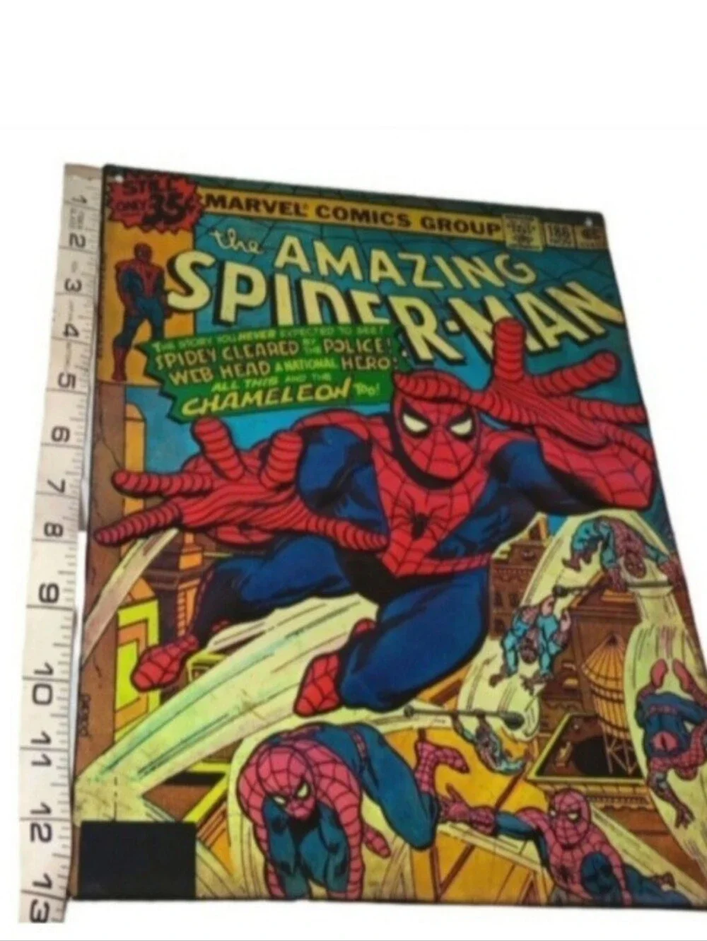 Marvel, The Amazing Spider-Man Metal Embossed Sign | EUC | Open Roads